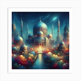 Islamic City Art Print