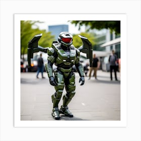 Halo Cosplay 1 Art Print