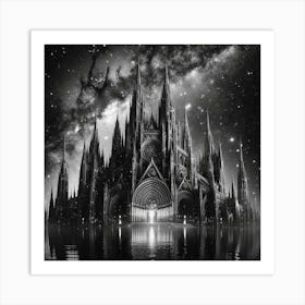 Cathedral In The Sky 2 Art Print