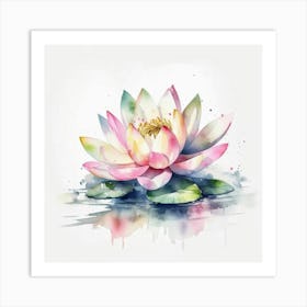 Lotus Flower 1 Art Print