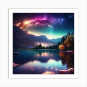 Galaxy Wallpaper Art Print