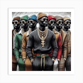 Gucci Men 3 Art Print