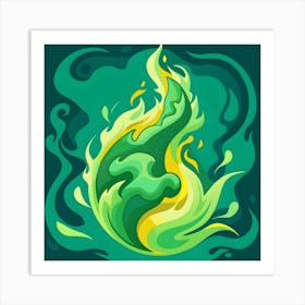 Fire Dragon Art Print