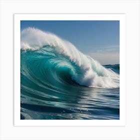 Barrel Tube Wave Art Print