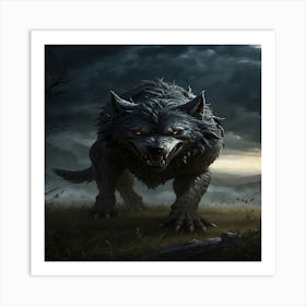 Wolf Art Art Print