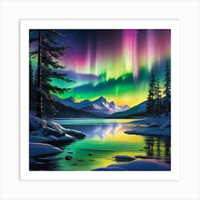 Aurora Borealis 32 Art Print