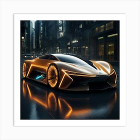 Futuristic Concept Car Art Print