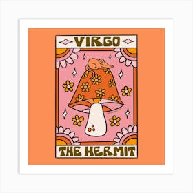 Virgo Tarot Card Art Print