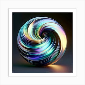 Abstract Sphere Art Print