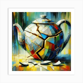 Broken Teapot Art Print