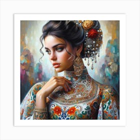 Russian Woman Art Print
