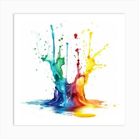 Splash Of Color Art Print