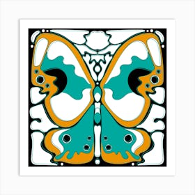 Butterfly 3/4 Art Print