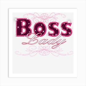 Cute Boss Lady Bling Art Print