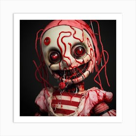 Bloody Doll 1 Art Print