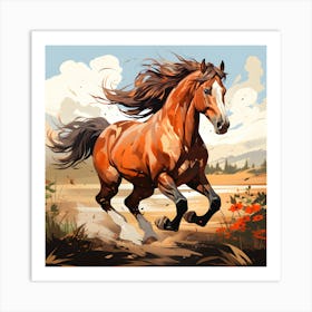 Galloping Grace A Horse S Journey Art Print