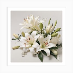 Lilies 4 Art Print