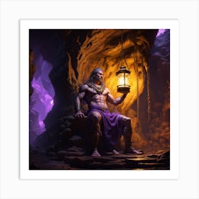 King Of The Gods 2 Art Print