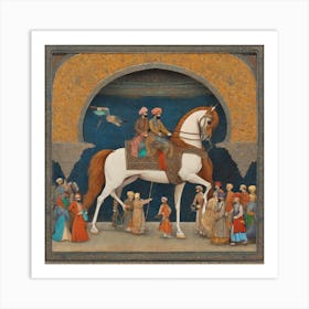 'The King And His Horse' Art Print