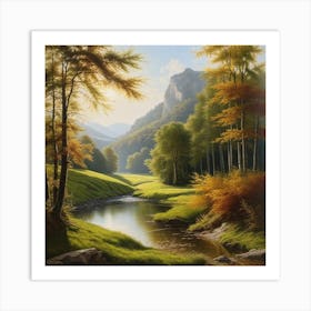 Autumn Landscape 17 Art Print