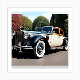 Vintage car Art Print