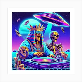 Dj King Art Print