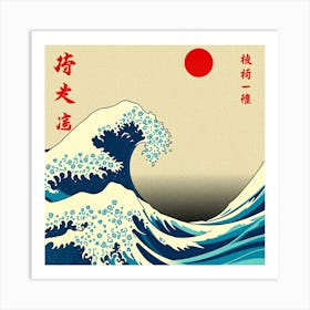 Great Wave Off Kanagawa 1 Art Print