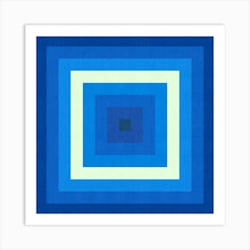 Squares gradient colors 10 Art Print