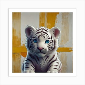 White Tiger 12 Art Print