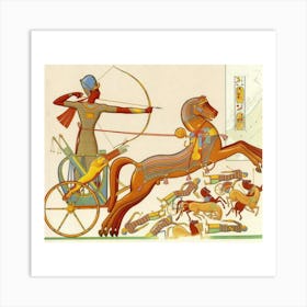 Egyptian Chariot Art Print