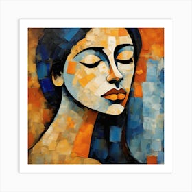 Abstract Of A Woman 10 Art Print