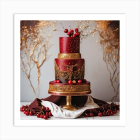 Luxury Cake Art Print