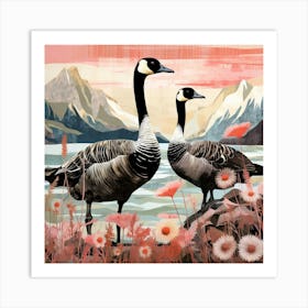 Bird In Nature Canada Goose 4 Art Print