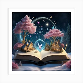 Fairy Book Art Print