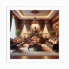 Thai Living Room Art Print