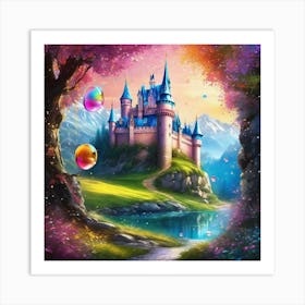 Fairytale Castle 17 Art Print