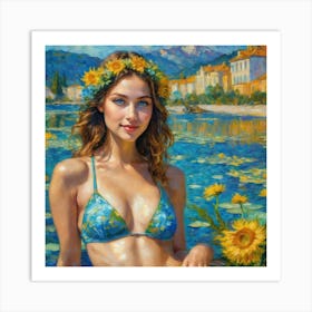 Sunflowers ty Art Print