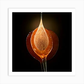 Firefly Hyper Realistic Sweet Tear On A Dark Background 38834 Art Print