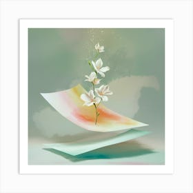 Flowers In The Air Art Print