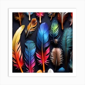 Feathers Art Print