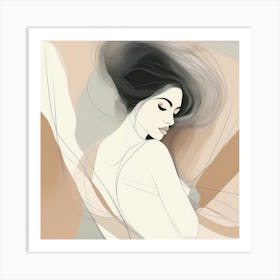 Nude Woman 3 Art Print