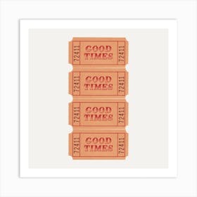 Good Times Square Art Print