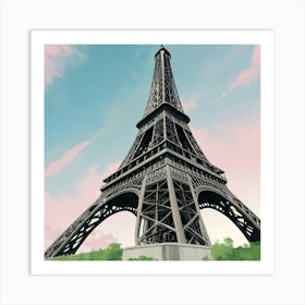 Eiffel Tower 11 Art Print