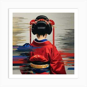 Geisha Art Print