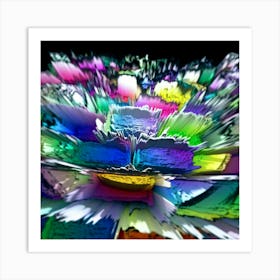 Abstract Flower 28 Poster