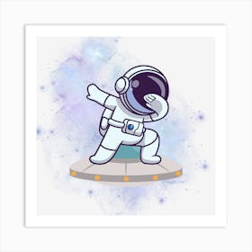 Astronaut In Space 1 Art Print