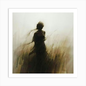 'The Girl In The Grass' 1 Art Print