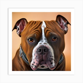 American Staffordshire Terrier 1 Art Print