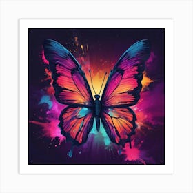 Butterfly Painting 272 Art Print