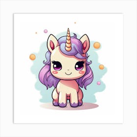 Cute Unicorn 144 Art Print